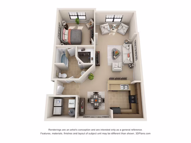 The Aura 10-202 floor plan